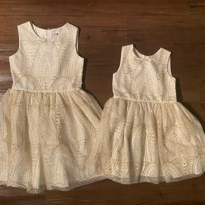 Gold formal girls’ dresses